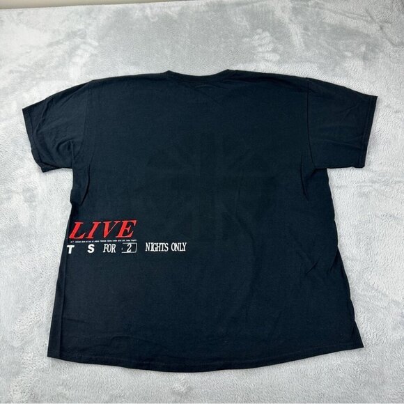 Travis Scott Men's Size Large 100% Cotton O2 Union Jack Black T-Shirt Made USA - Picture 5 of 11